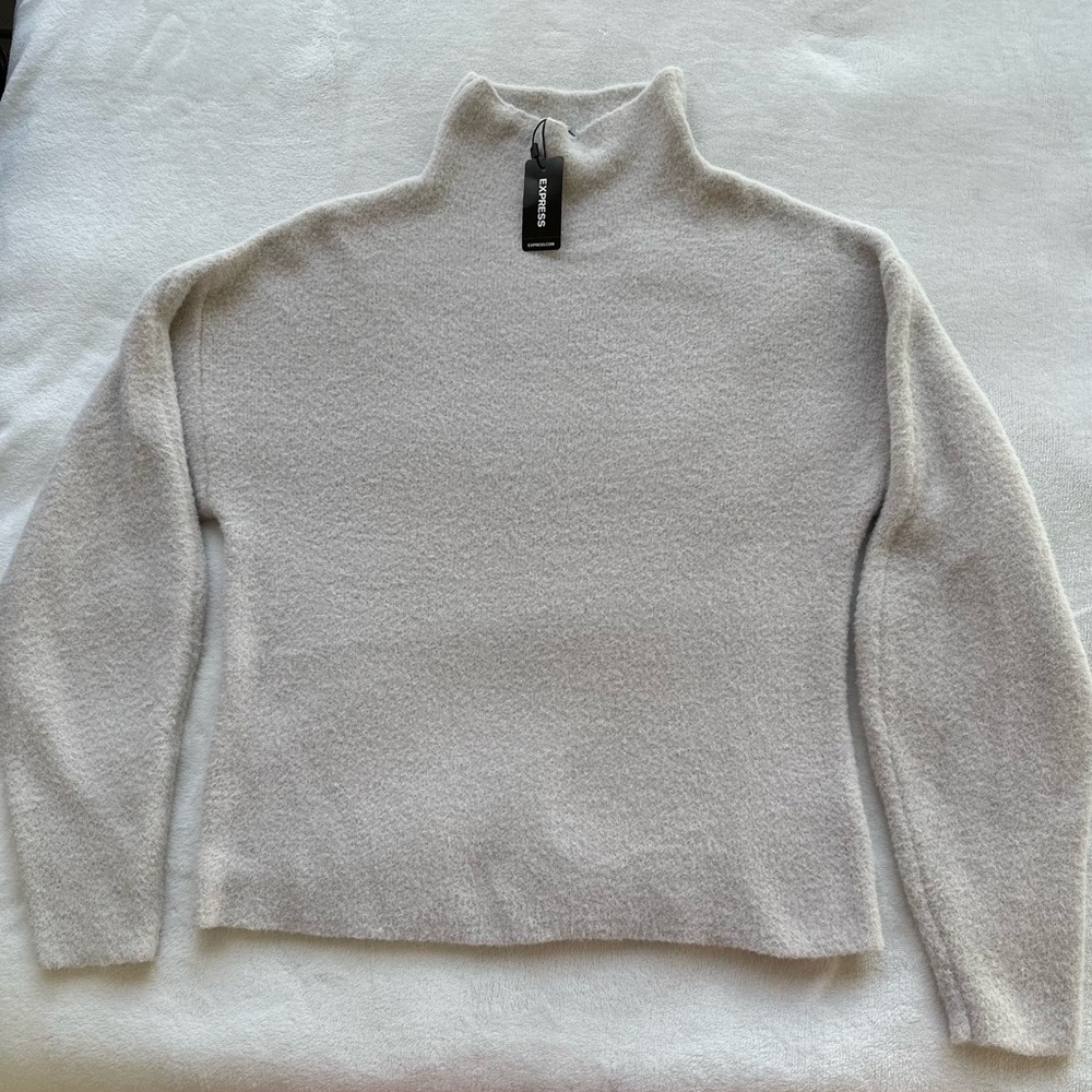 NWT Express Cozy Mock Neck Soft Knit
Sz XXS 
Super soft fleece-like fabric - Picture 3 of 4